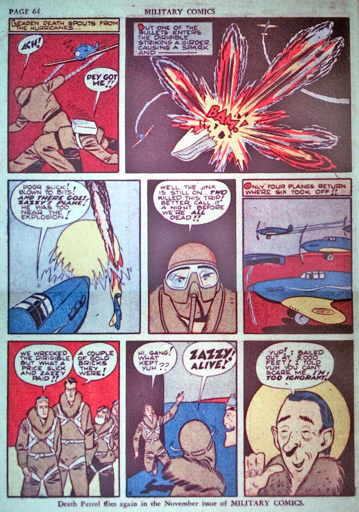 Military Comics #3 (Quality Comics), page 66. Public domain (US).