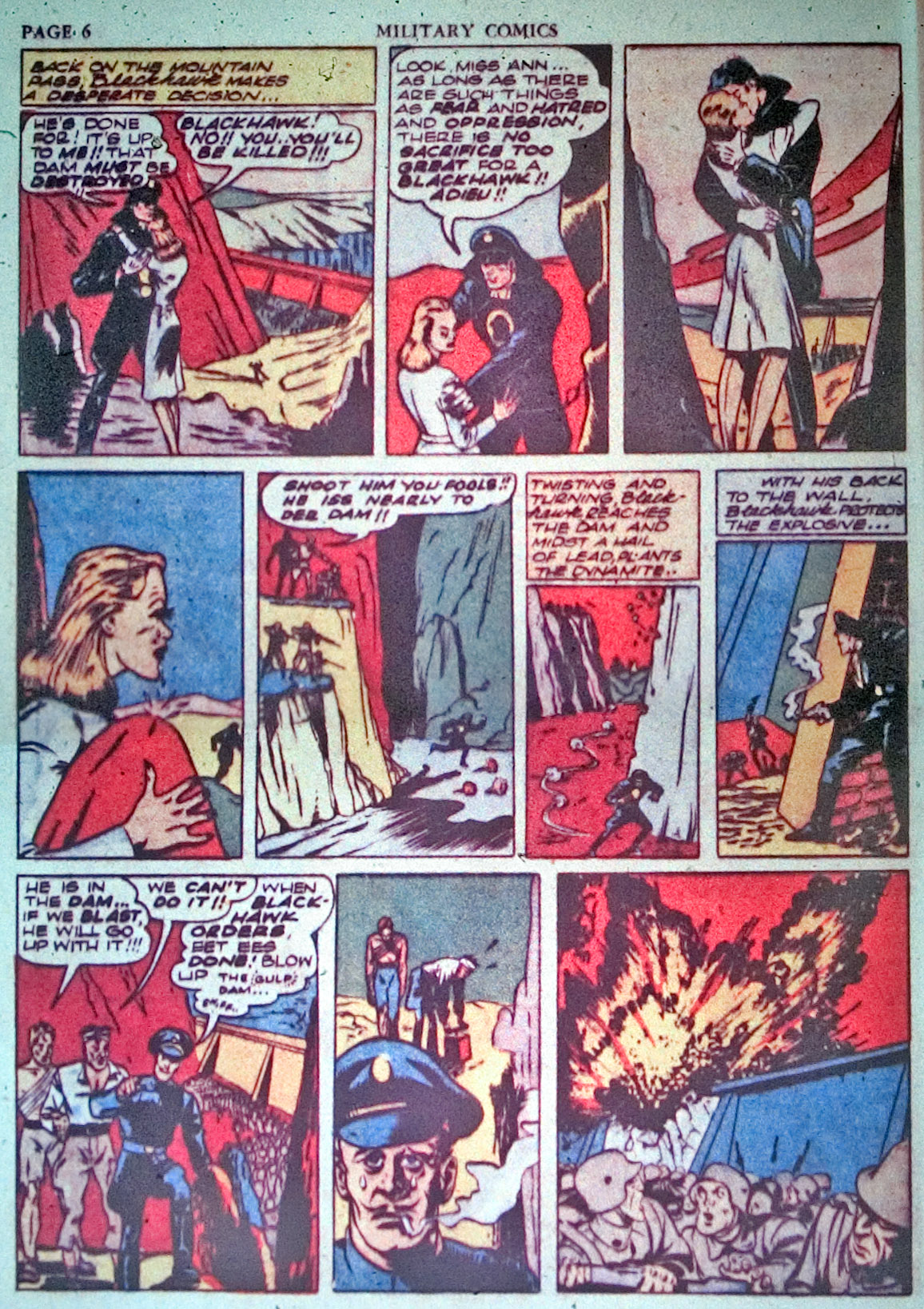 Military Comics #3 (Quality Comics), page 8. Public domain (US).