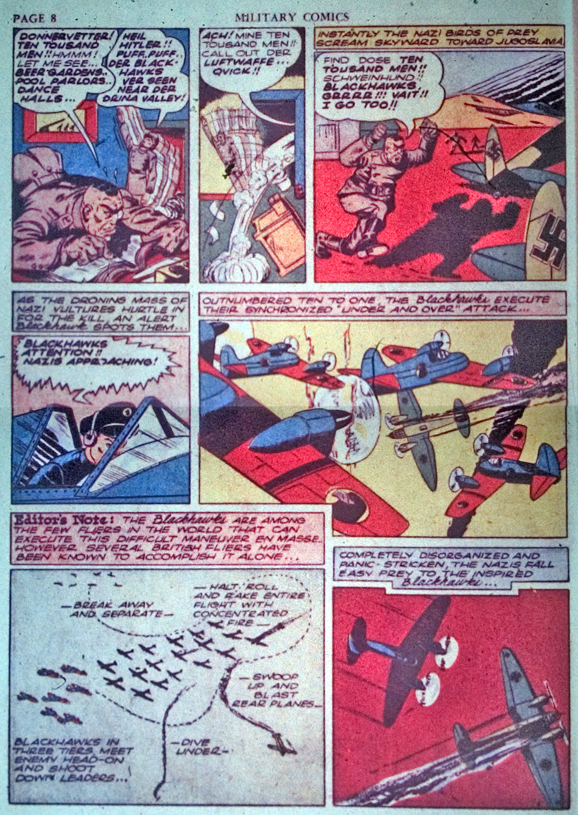 Military Comics #3 (Quality Comics), page 10. Public domain (US).