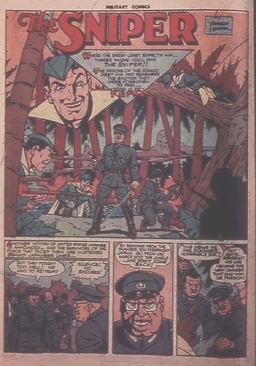 Military Comics #31 (Quality Comics), page 22. Public domain (US).