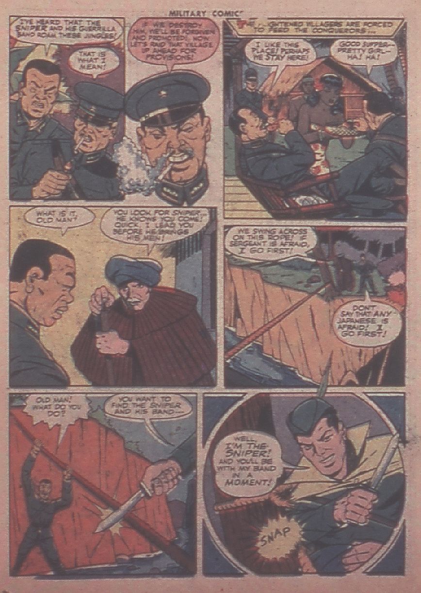 Military Comics #31 (Quality Comics), page 23. Public domain (US).
