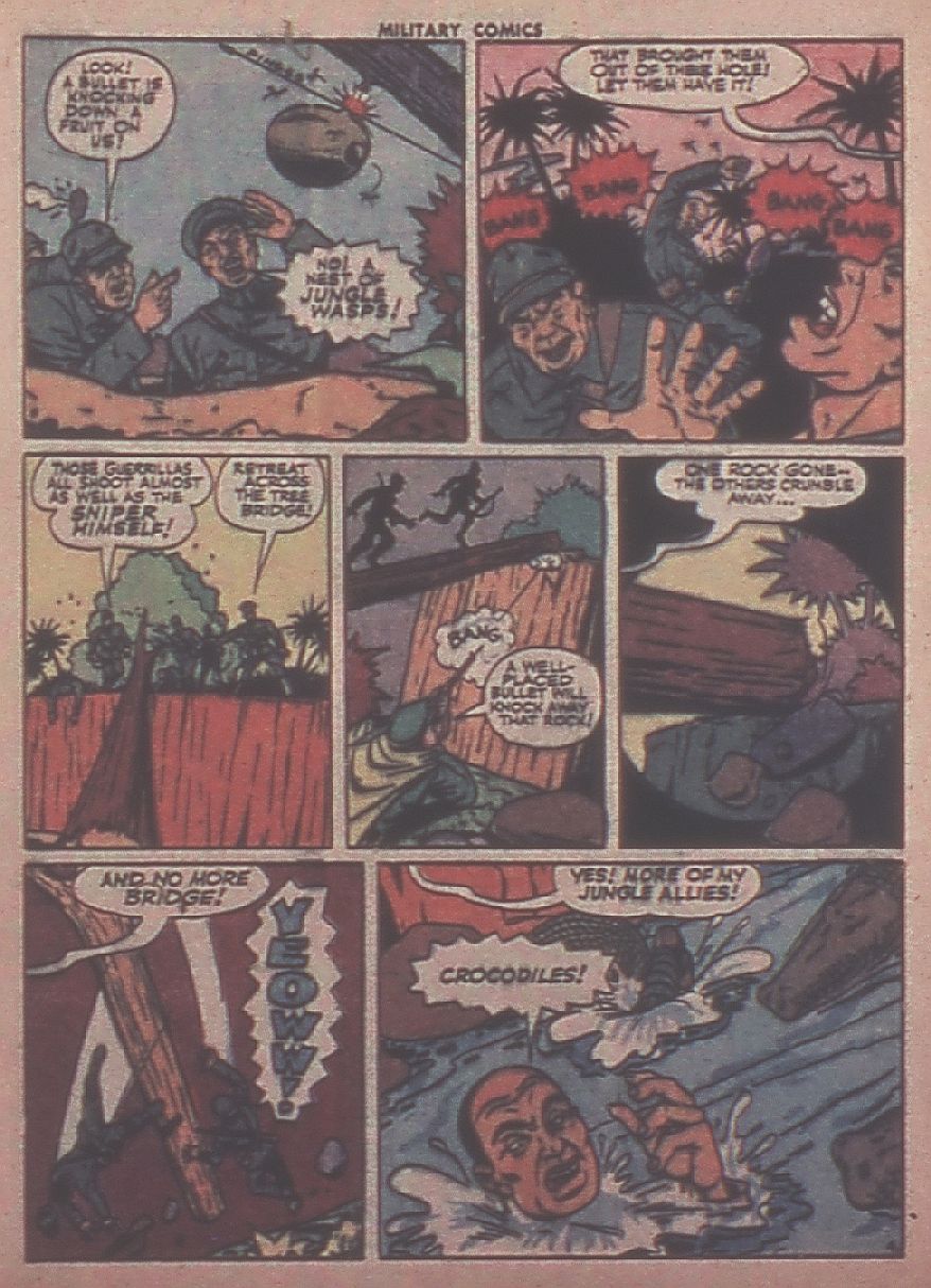 Military Comics #31 (Quality Comics), page 25. Public domain (US).