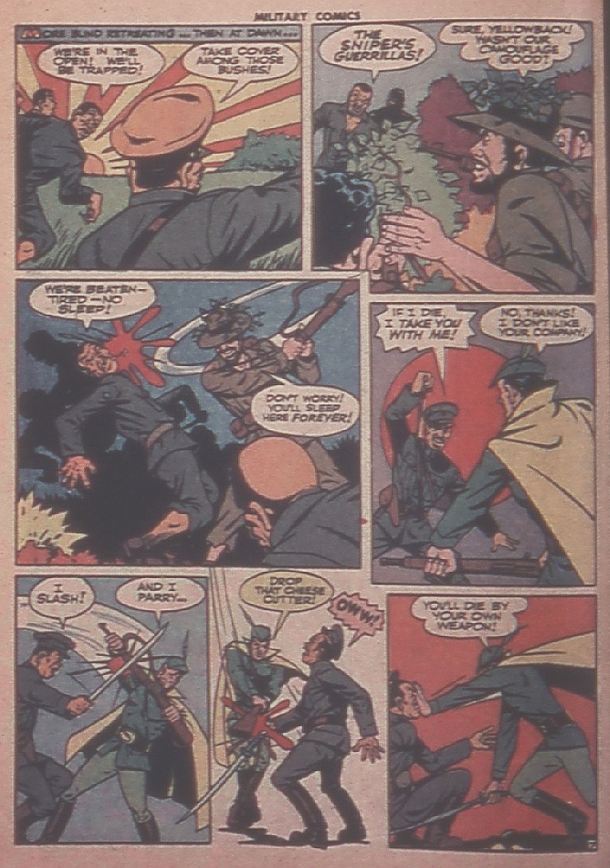 Military Comics #31 (Quality Comics), page 28. Public domain (US).