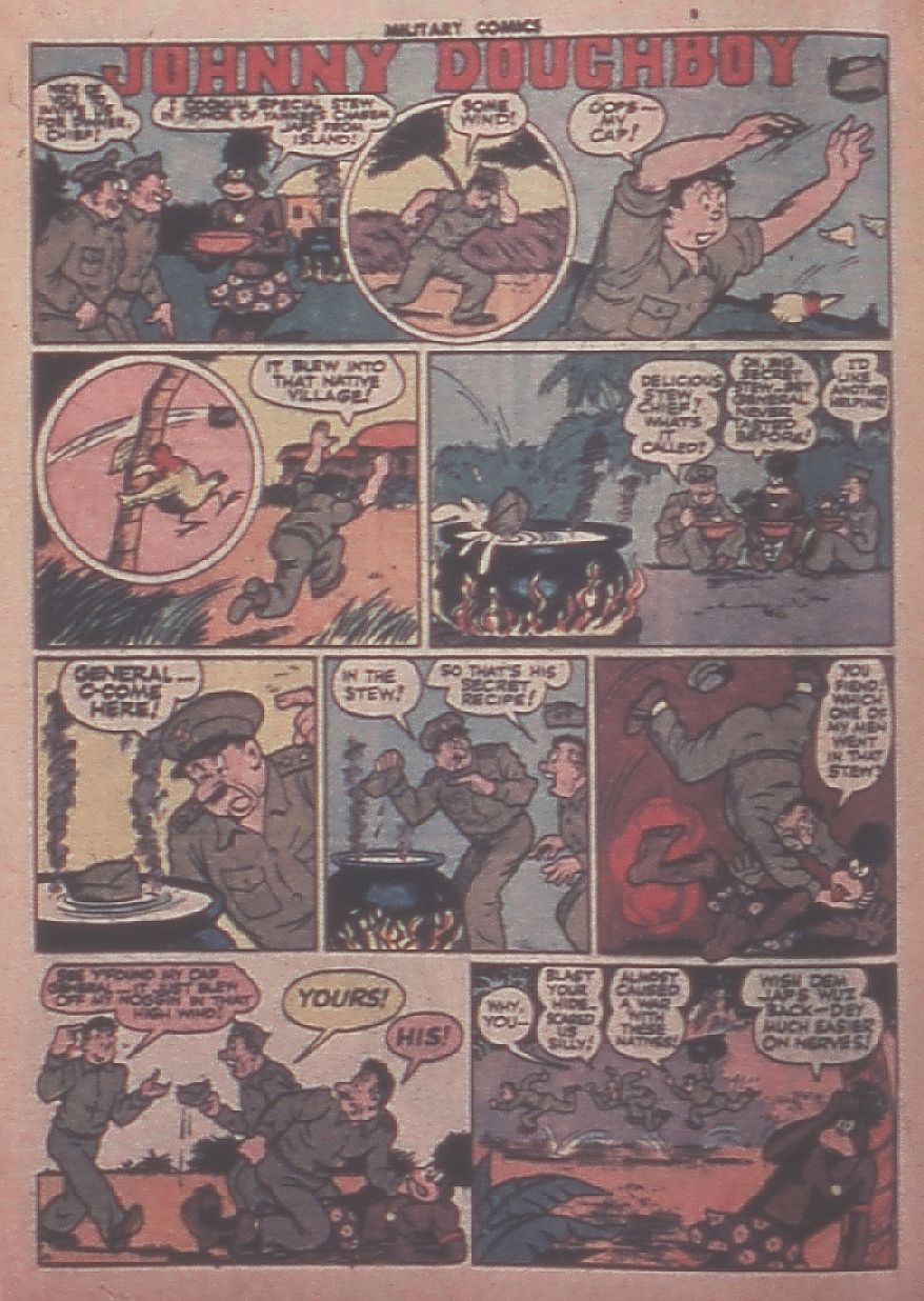 Military Comics #31 (Quality Comics), page 30. Public domain (US).