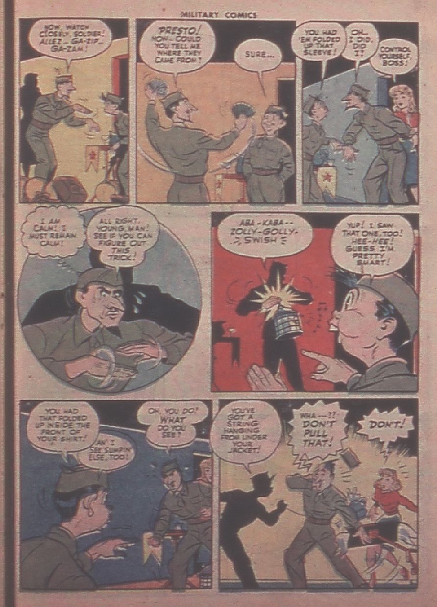 Military Comics #31 (Quality Comics), page 35. Public domain (US).