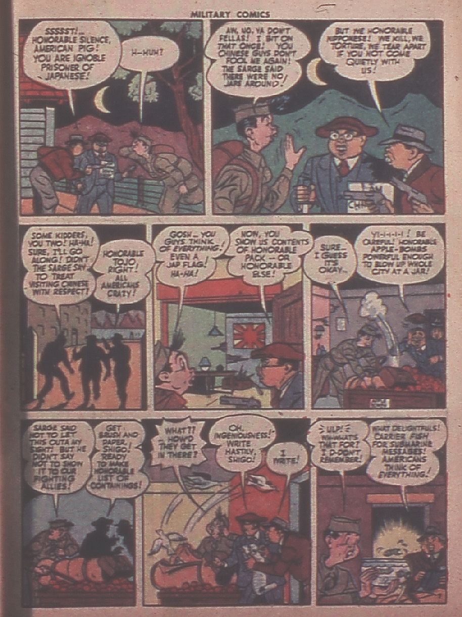 Military Comics #31 (Quality Comics), page 37. Public domain (US).