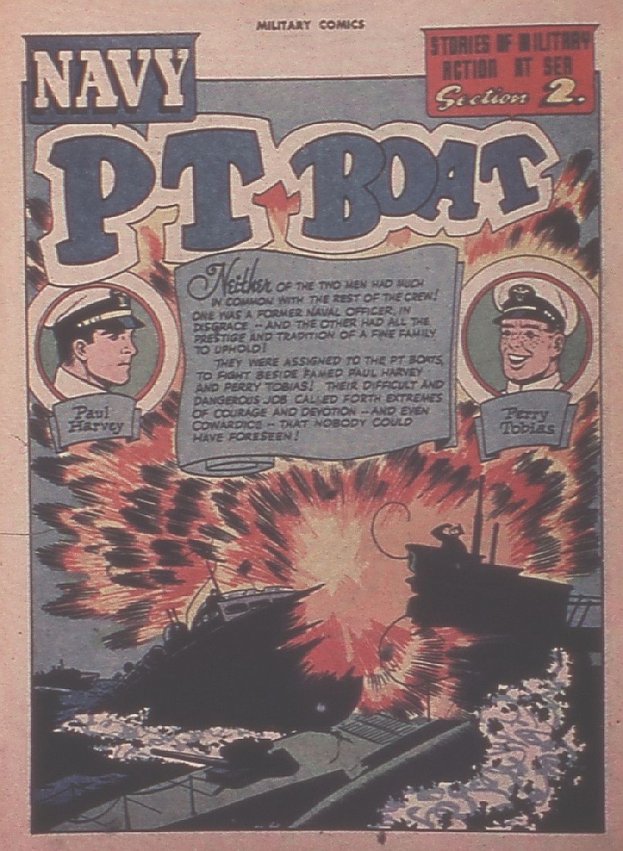 Military Comics #31 (Quality Comics), page 42. Public domain (US).