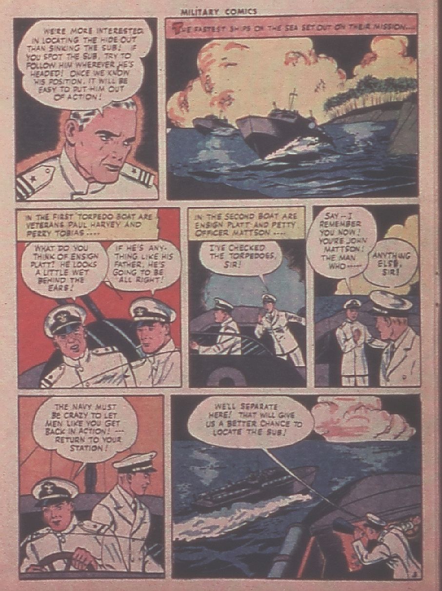 Military Comics #31 (Quality Comics), page 44. Public domain (US).