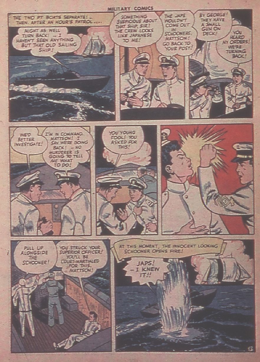 Military Comics #31 (Quality Comics), page 46. Public domain (US).
