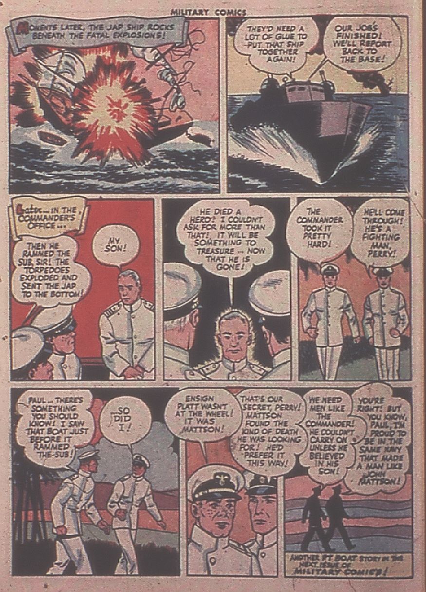 Military Comics #31 (Quality Comics), page 50. Public domain (US).