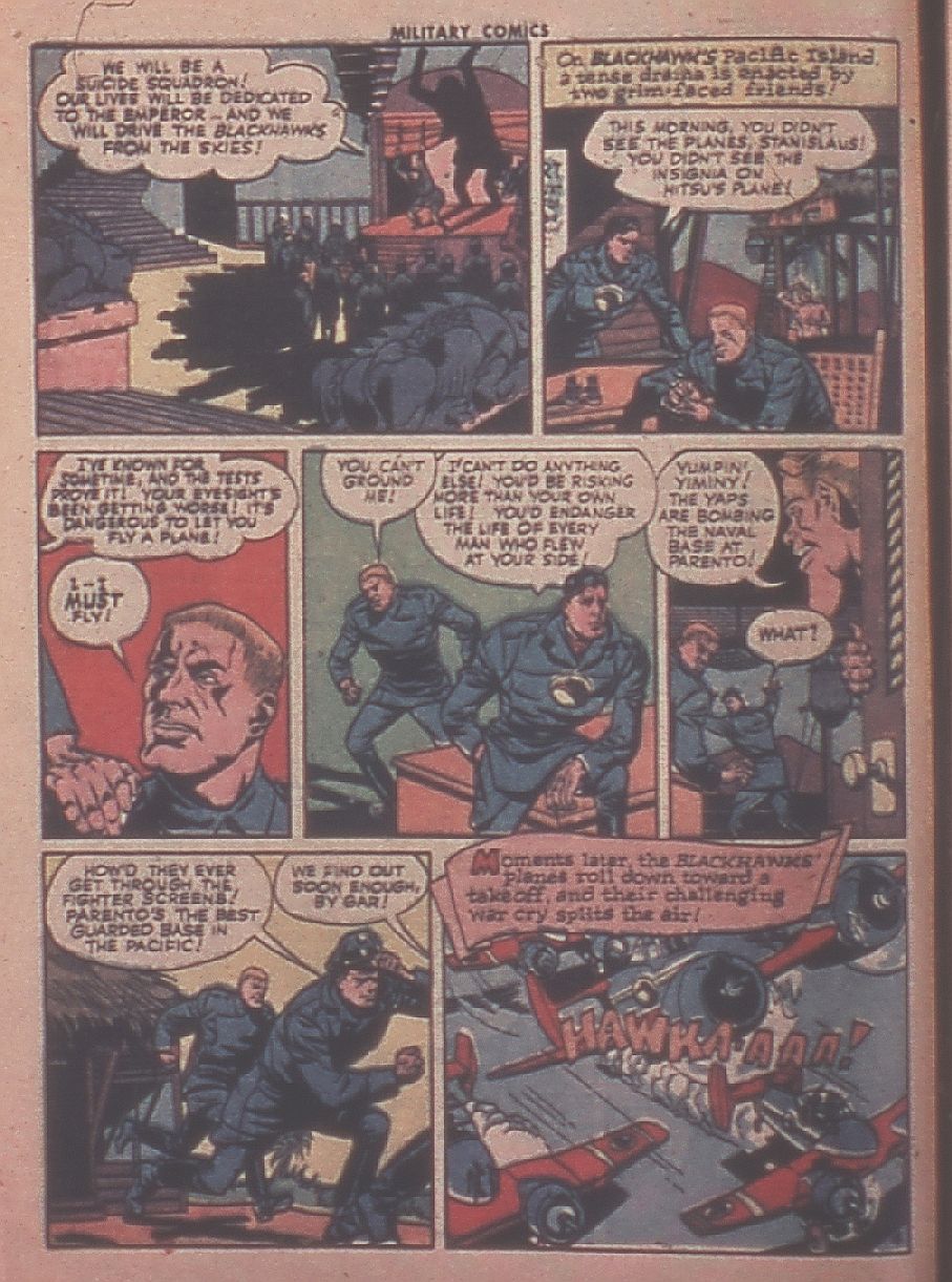 Military Comics #31 (Quality Comics), page 6. Public domain (US).