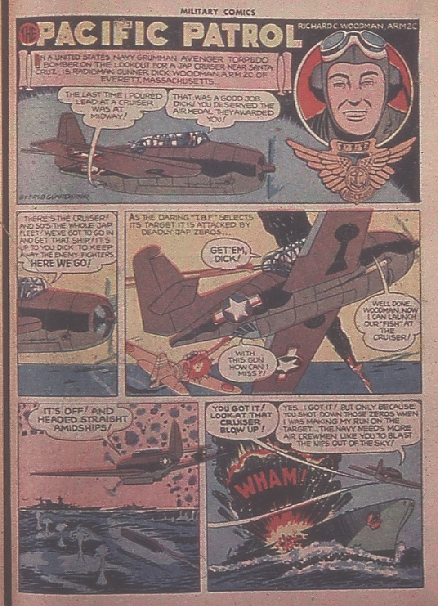 Military Comics #31 (Quality Comics), page 51. Public domain (US).