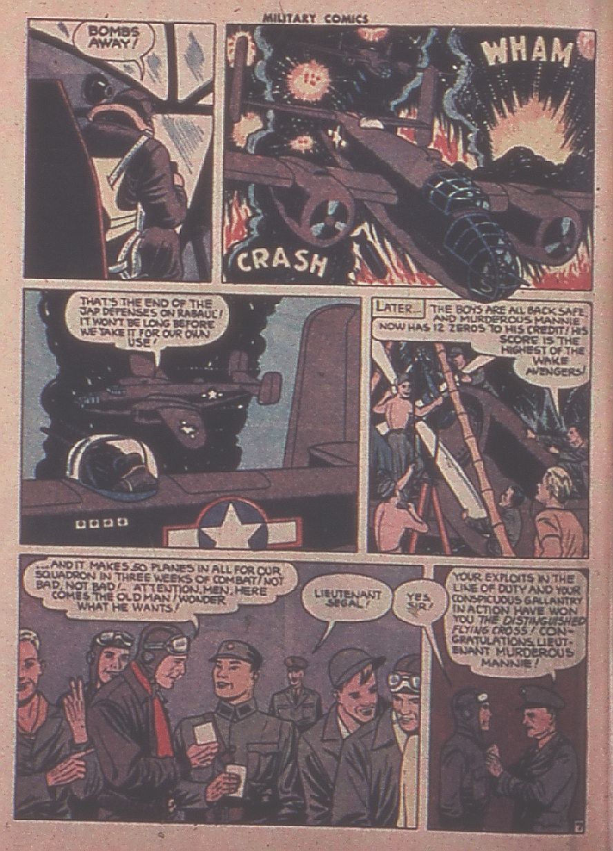 Military Comics #31 (Quality Comics), page 58. Public domain (US).