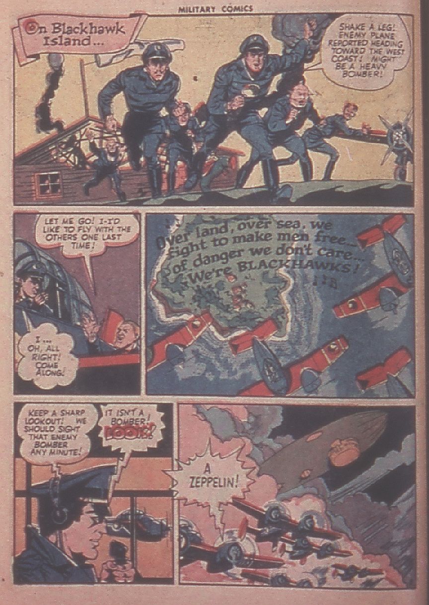 Military Comics #31 (Quality Comics), page 10. Public domain (US).