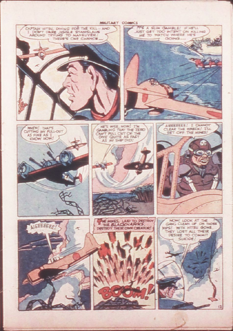 Military Comics #32 (Quality Comics), page 15. Public domain (US).