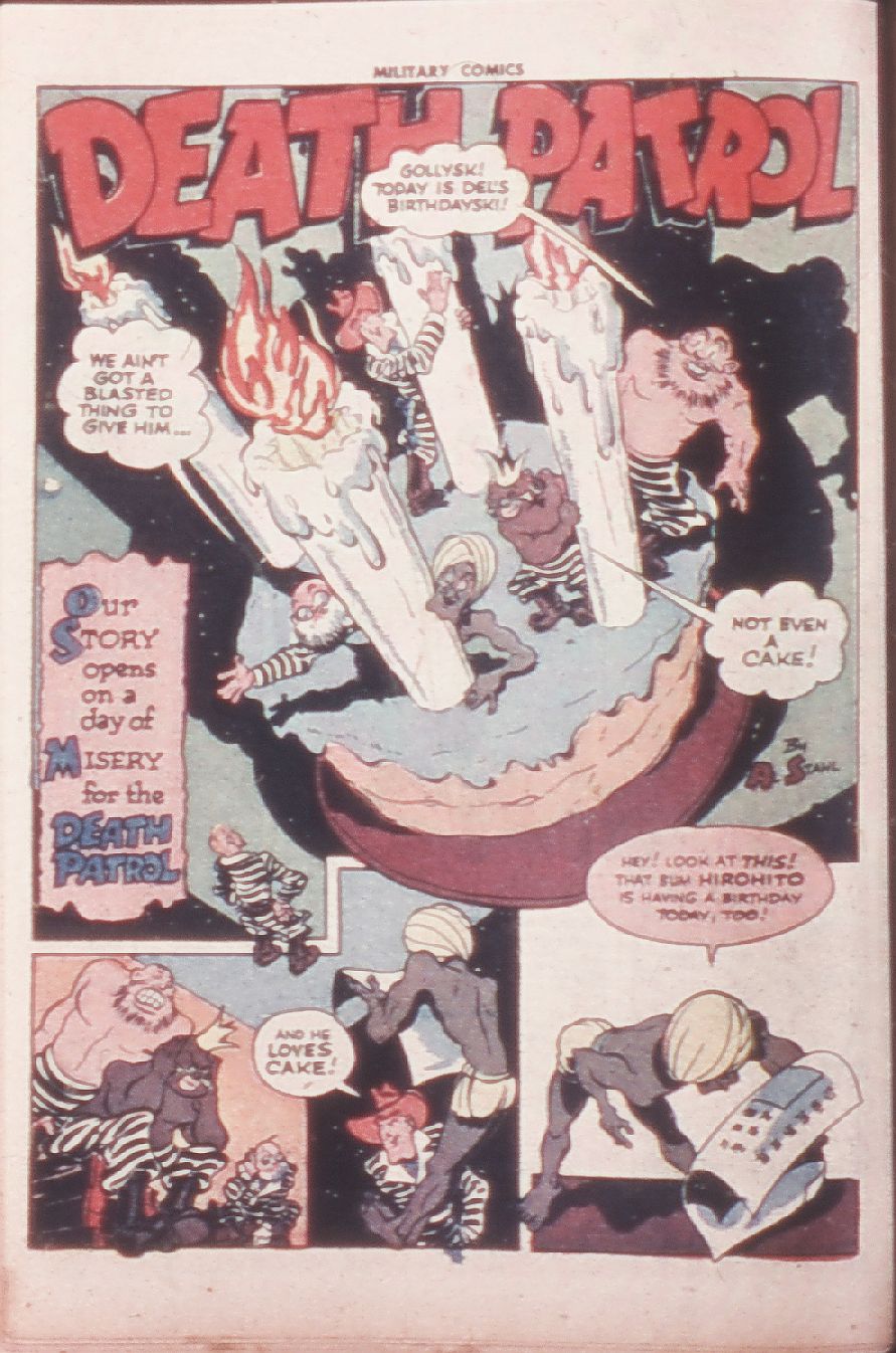 Military Comics #32 (Quality Comics), page 18. Public domain (US).