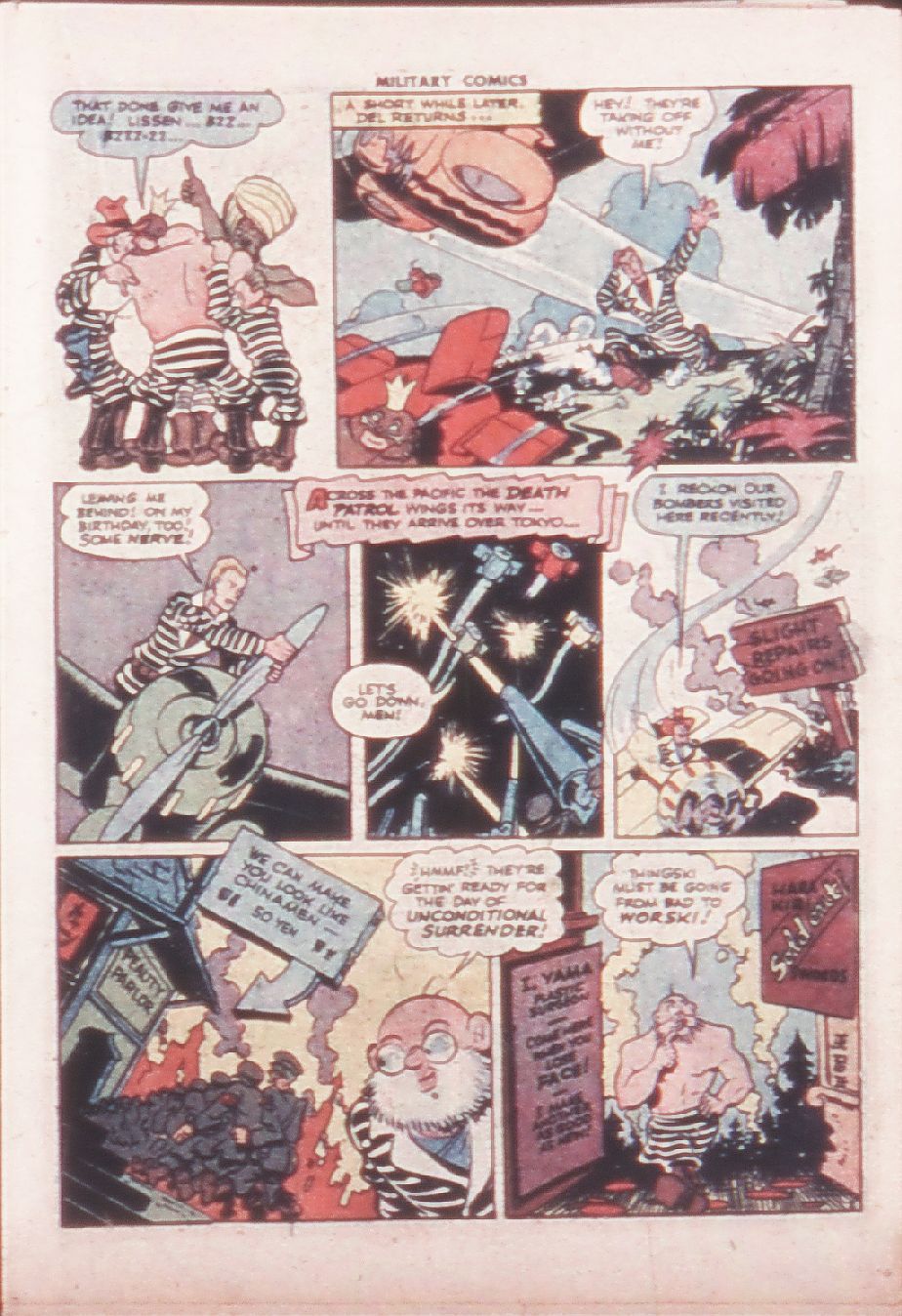 Military Comics #32 (Quality Comics), page 19. Public domain (US).