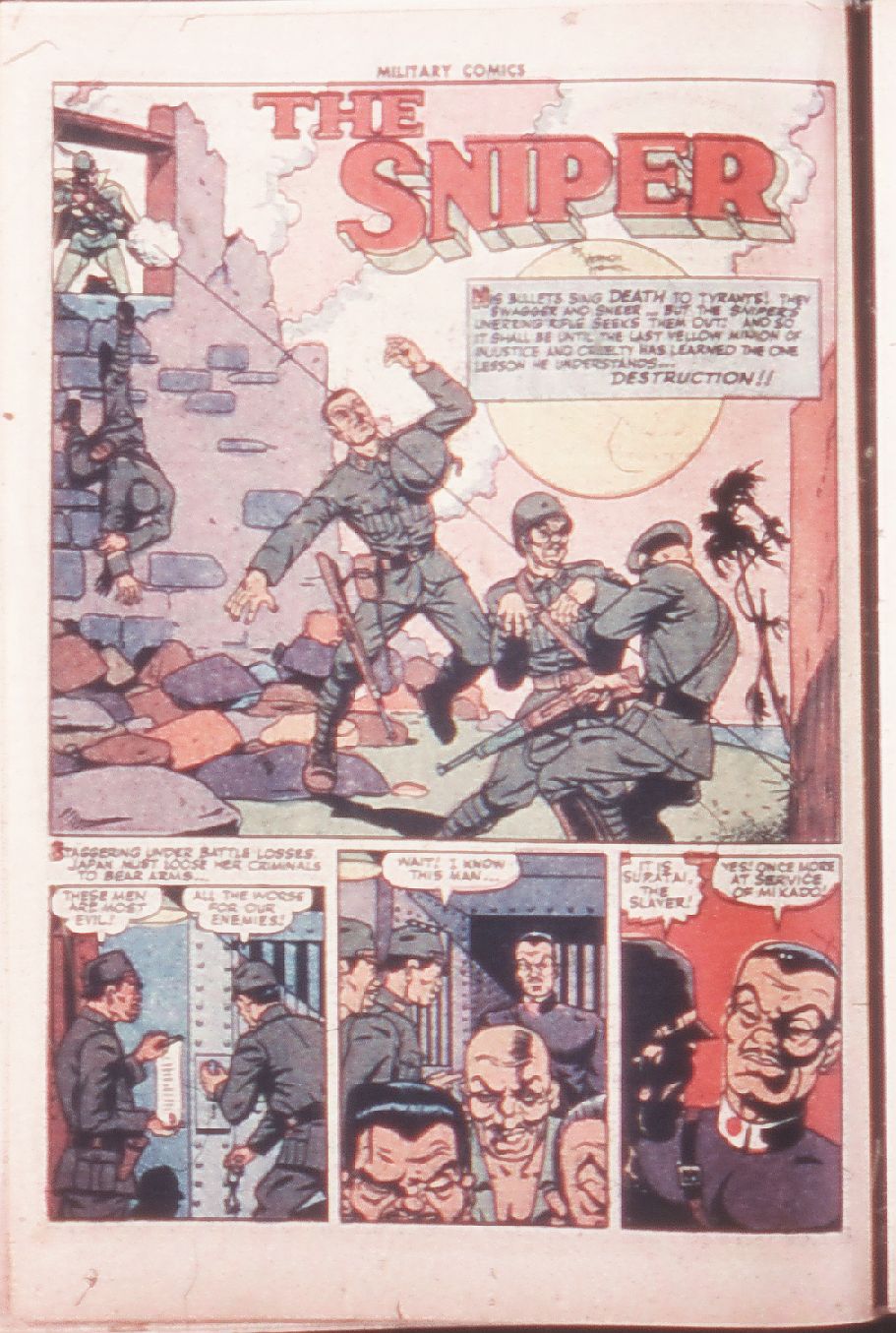 Military Comics #32 (Quality Comics), page 22. Public domain (US).