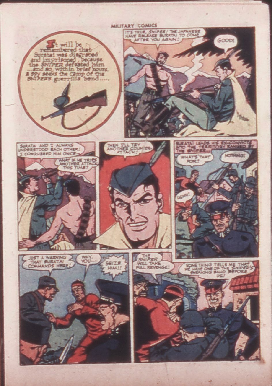 Military Comics #32 (Quality Comics), page 23. Public domain (US).