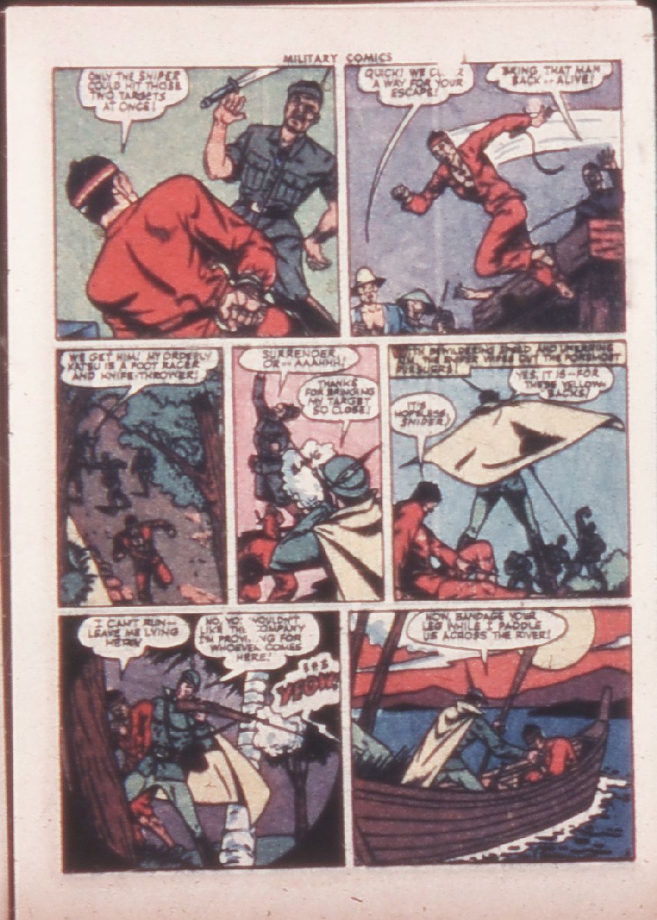 Military Comics #32 (Quality Comics), page 25. Public domain (US).