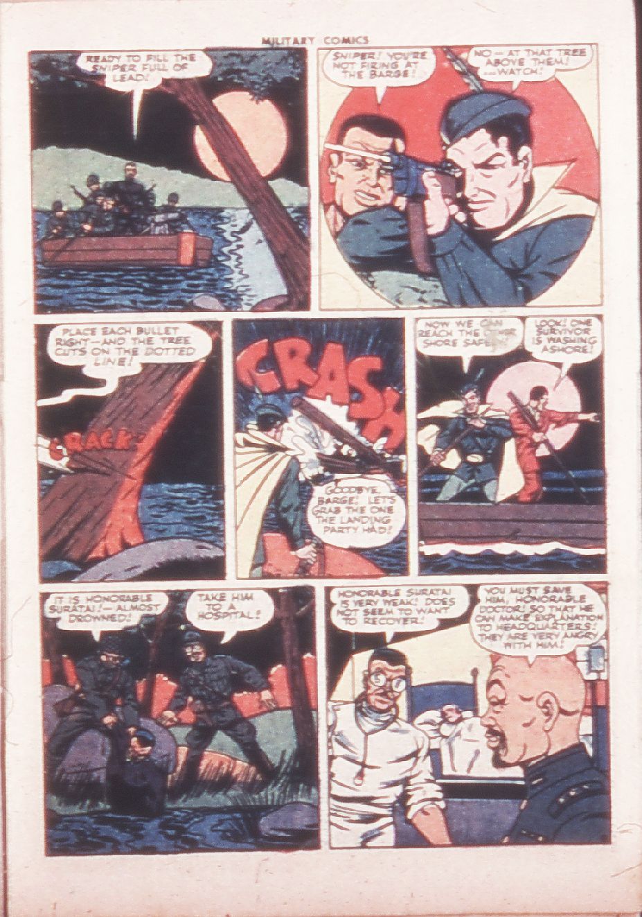 Military Comics #32 (Quality Comics), page 29. Public domain (US).