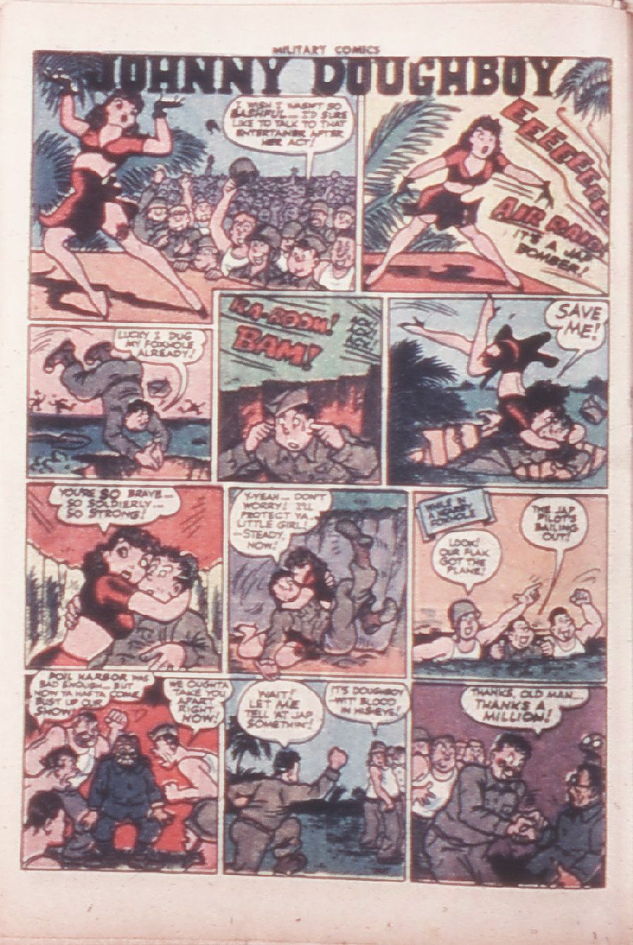 Military Comics #32 (Quality Comics), page 30. Public domain (US).