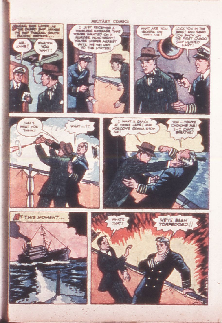 Military Comics #32 (Quality Comics), page 45. Public domain (US).