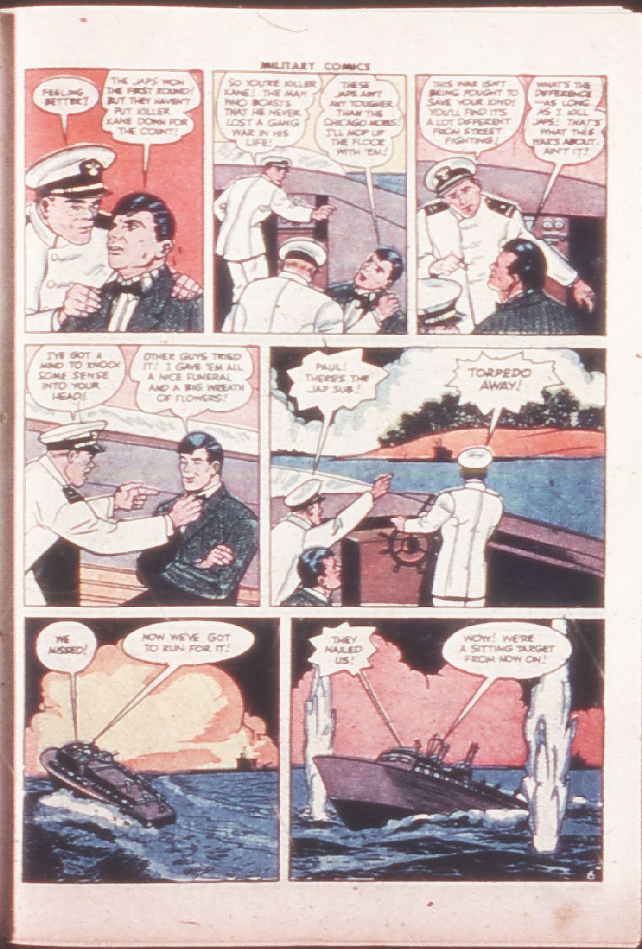 Military Comics #32 (Quality Comics), page 47. Public domain (US).