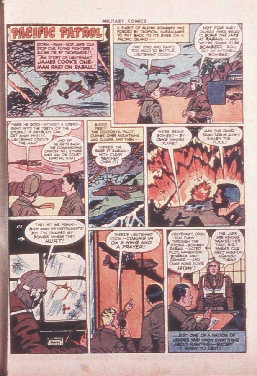 Military Comics #32 (Quality Comics), page 51. Public domain (US).
