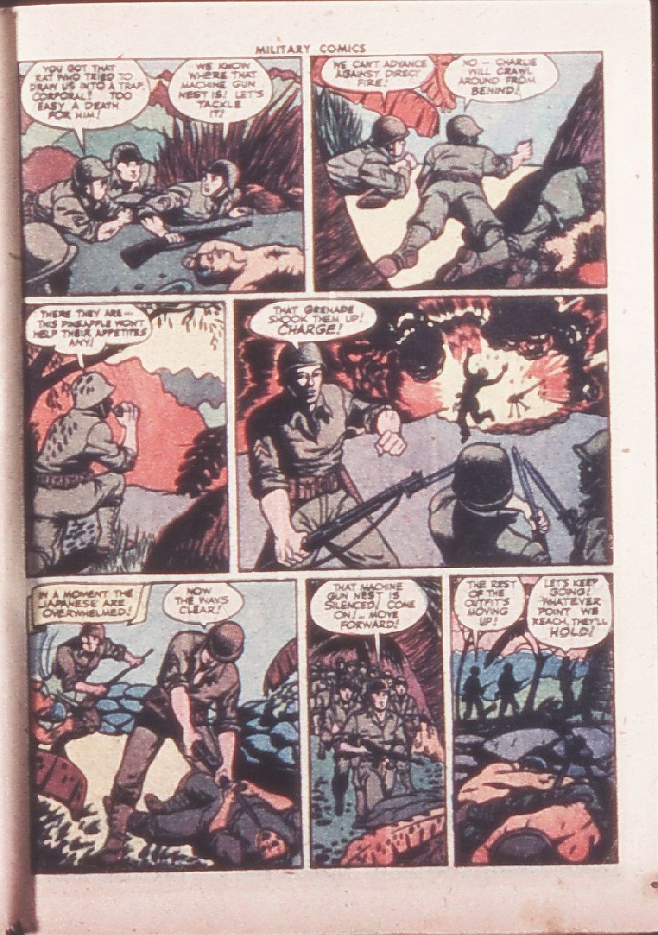 Military Comics #32 (Quality Comics), page 55. Public domain (US).