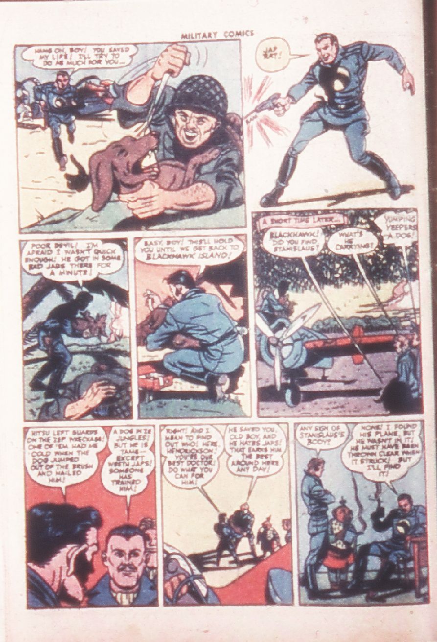 Military Comics #32 (Quality Comics), page 8. Public domain (US).