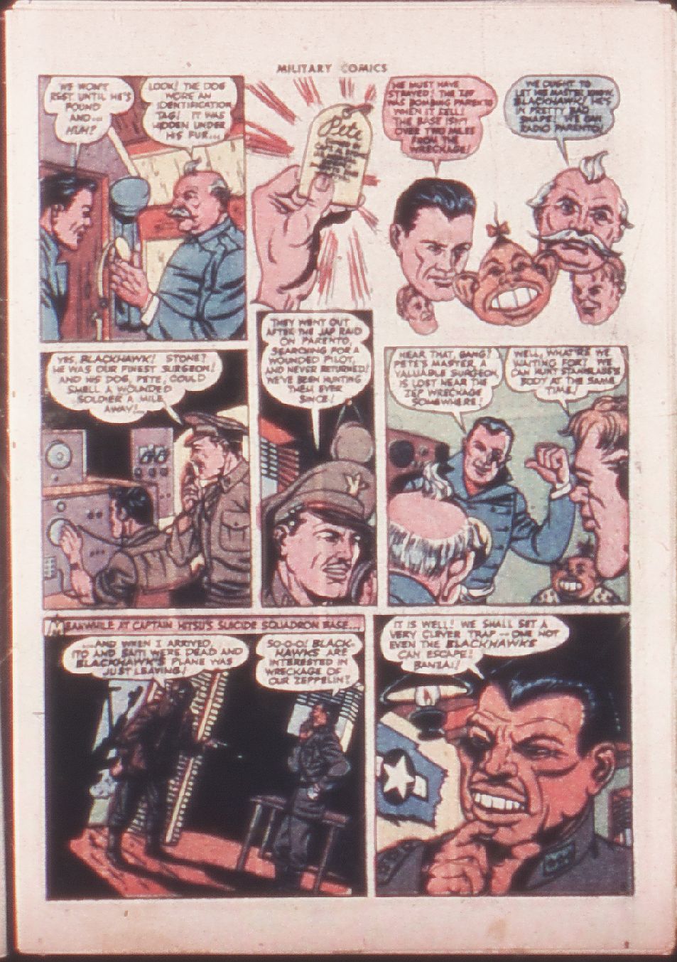 Military Comics #32 (Quality Comics), page 9. Public domain (US).