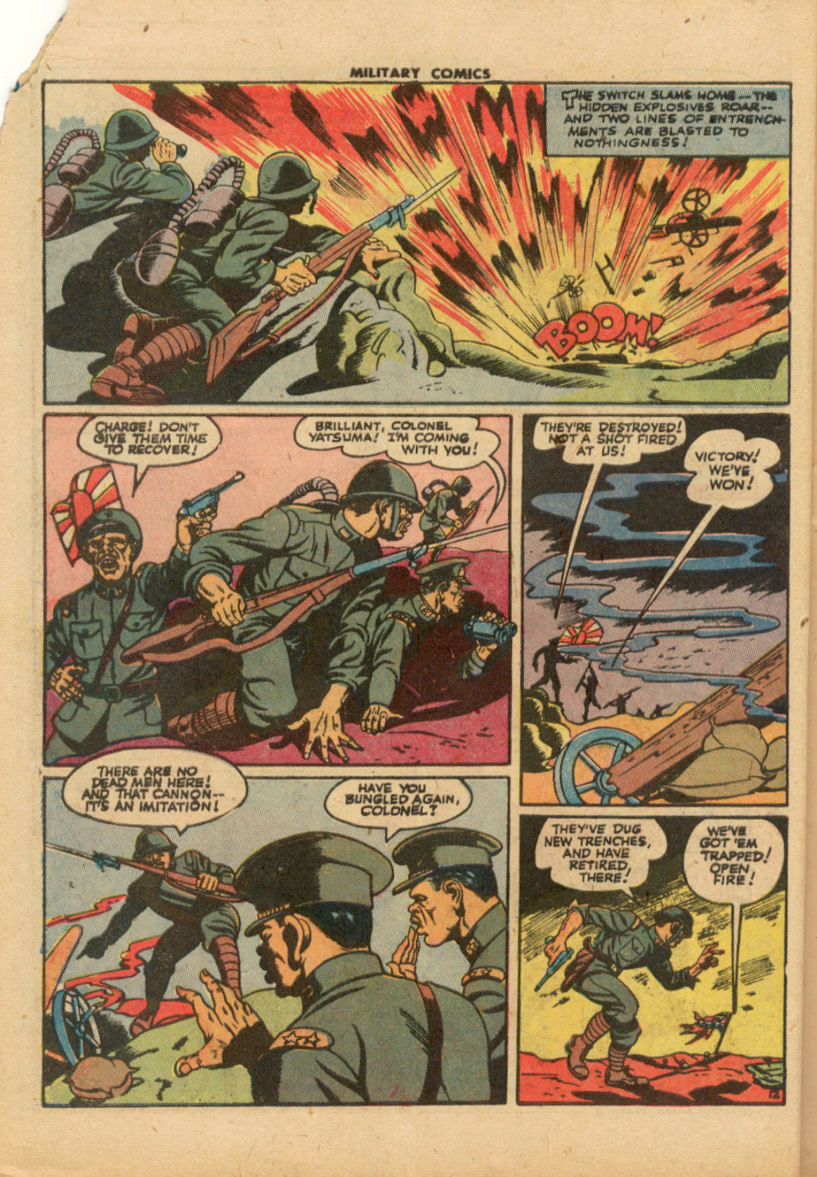 Military Comics #33 (Quality Comics), page 14. Public domain (US).