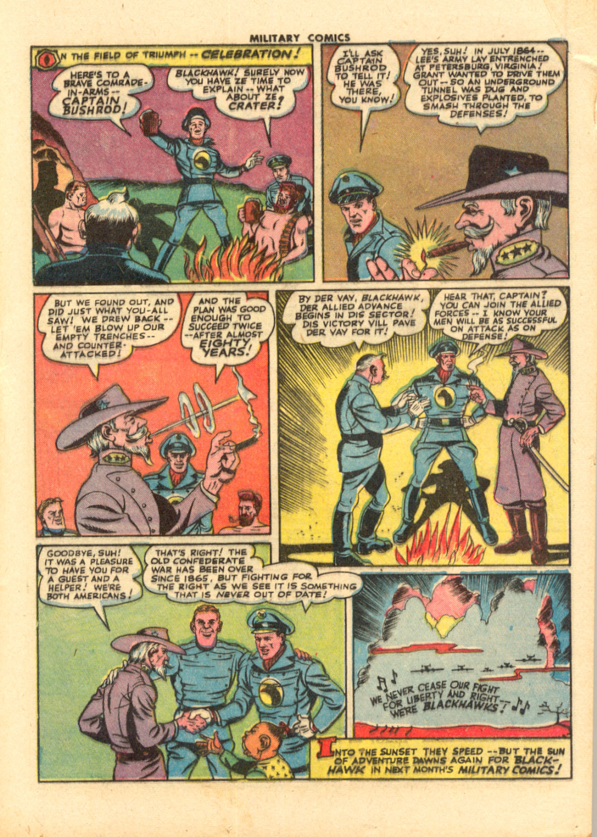 Military Comics #33 (Quality Comics), page 17. Public domain (US).