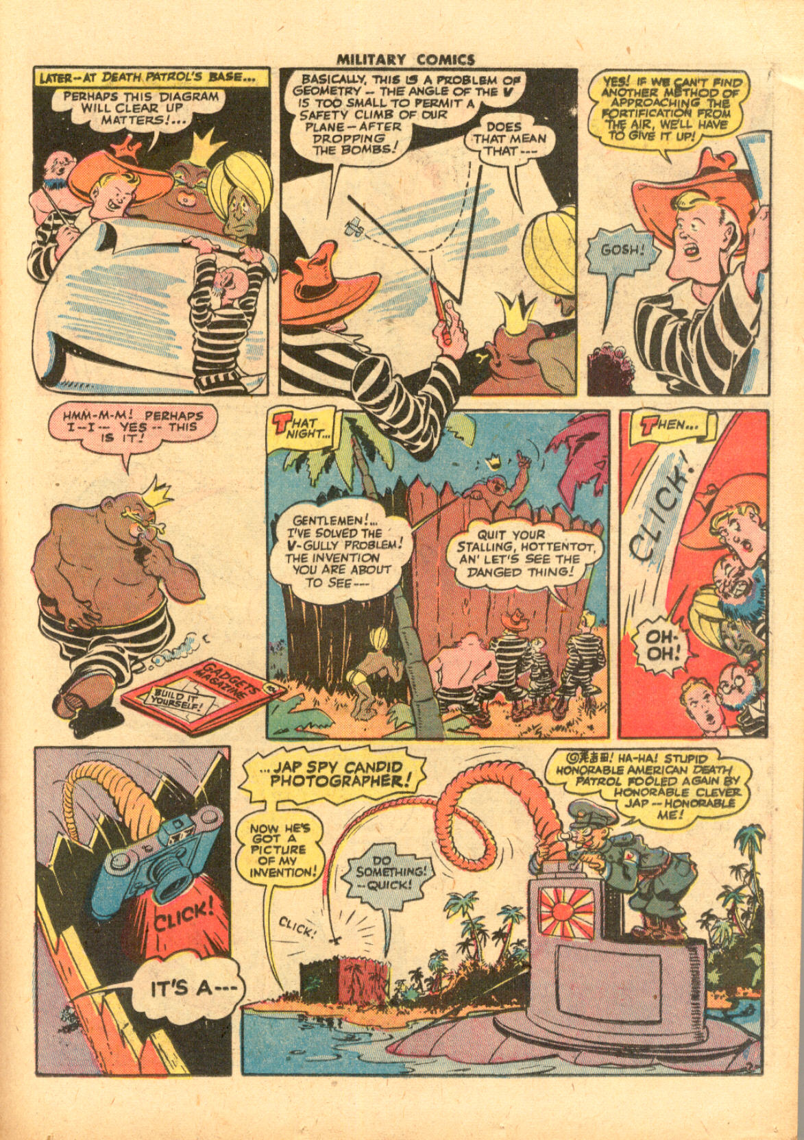Military Comics #33 (Quality Comics), page 19. Public domain (US).