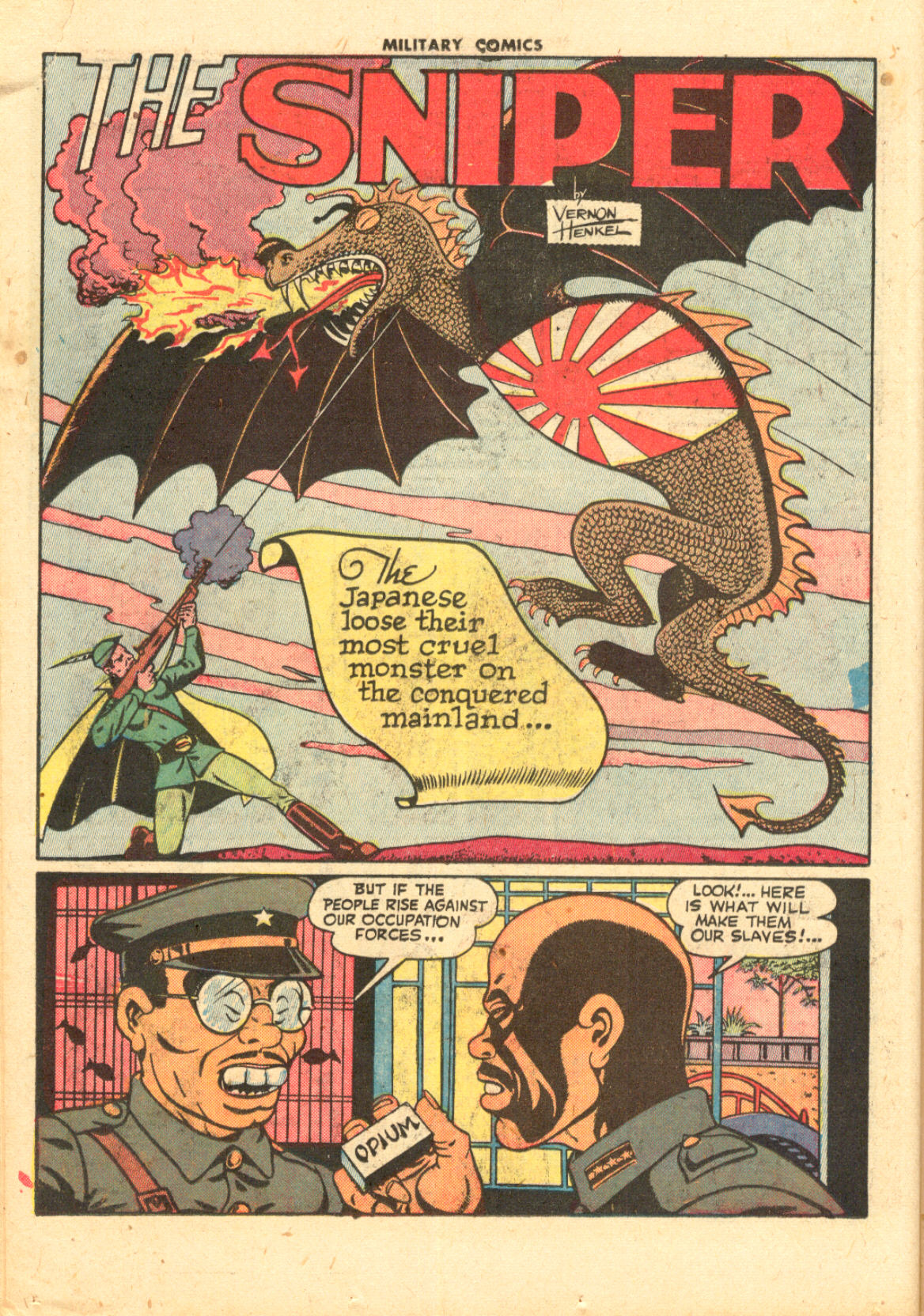 Military Comics #33 (Quality Comics), page 22. Public domain (US).