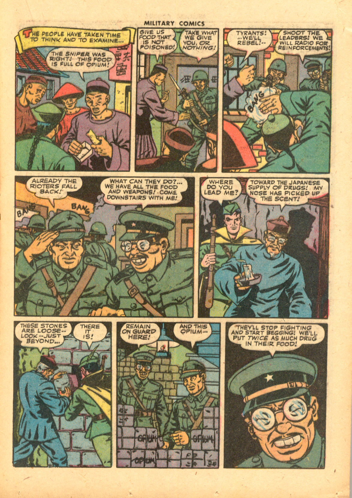 Military Comics #33 (Quality Comics), page 27. Public domain (US).