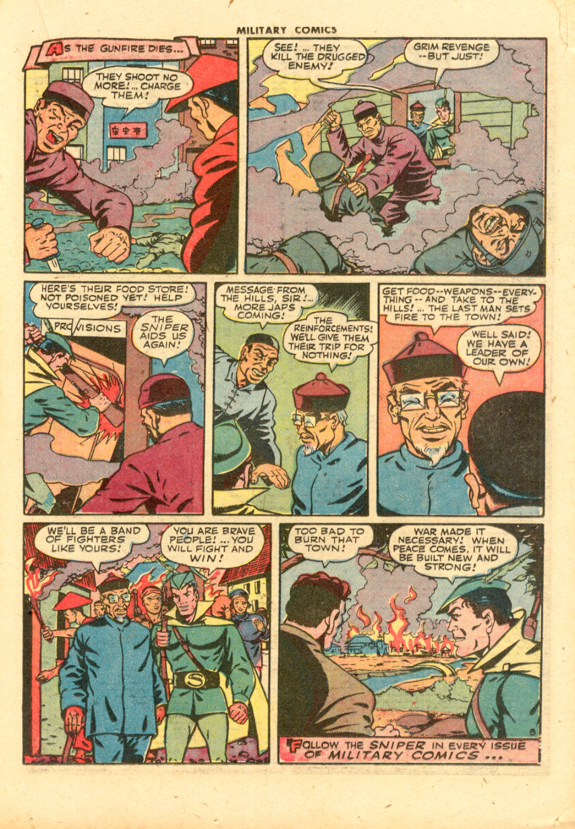 Military Comics #33 (Quality Comics), page 29. Public domain (US).