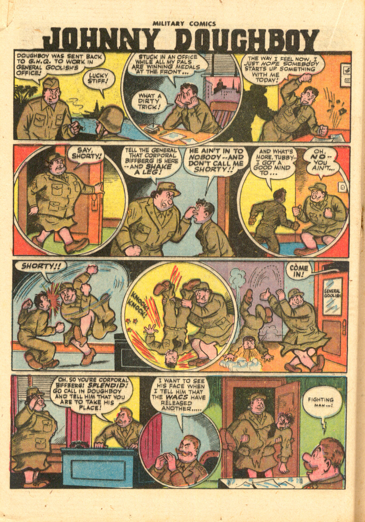 Military Comics #33 (Quality Comics), page 30. Public domain (US).