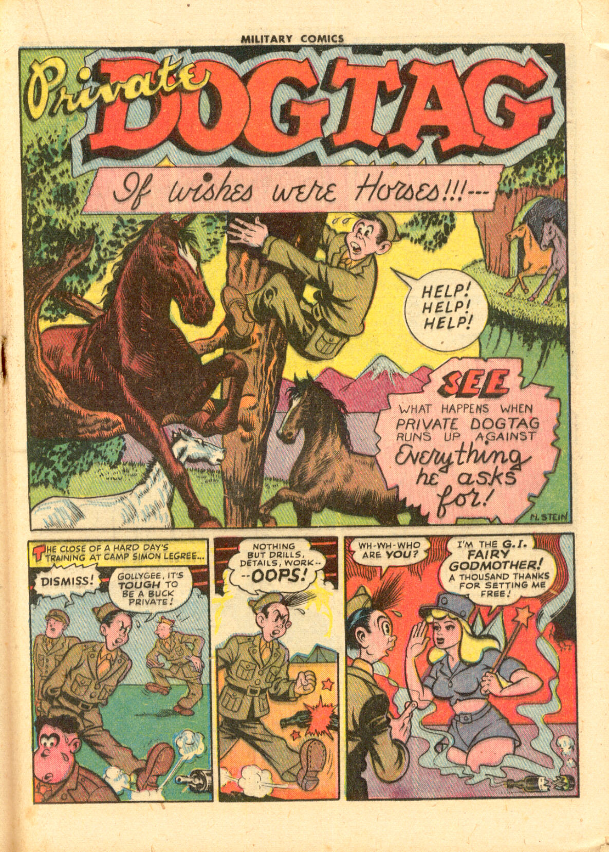 Military Comics #33 (Quality Comics), page 31. Public domain (US).
