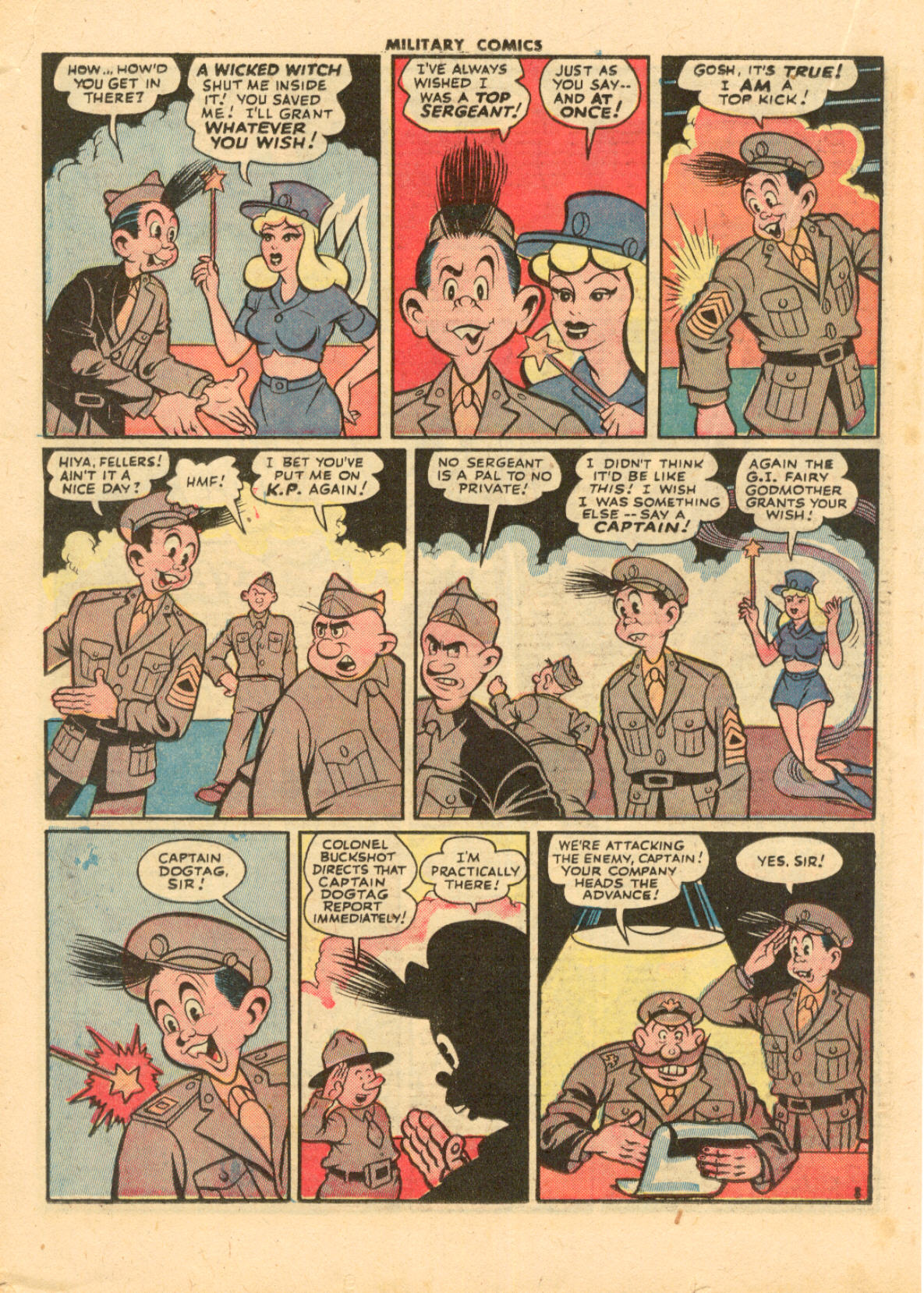 Military Comics #33 (Quality Comics), page 32. Public domain (US).