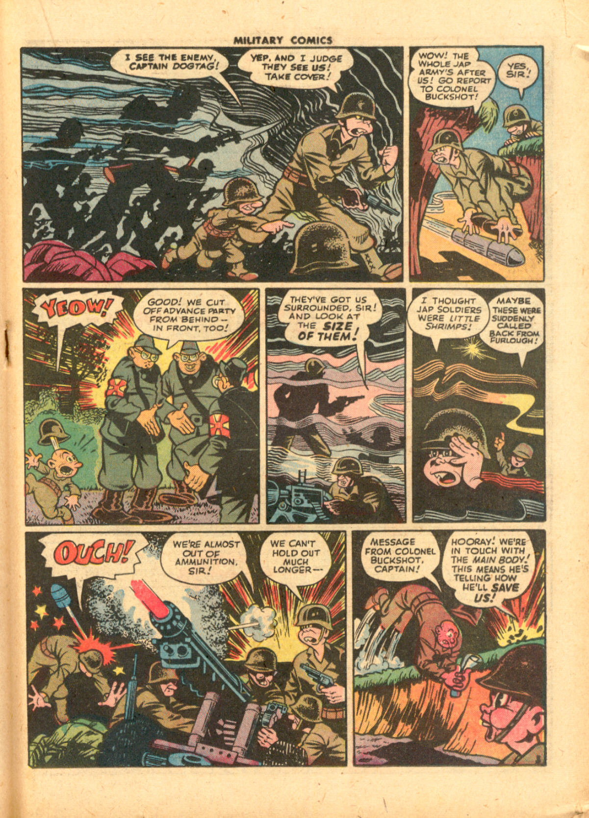 Military Comics #33 (Quality Comics), page 33. Public domain (US).