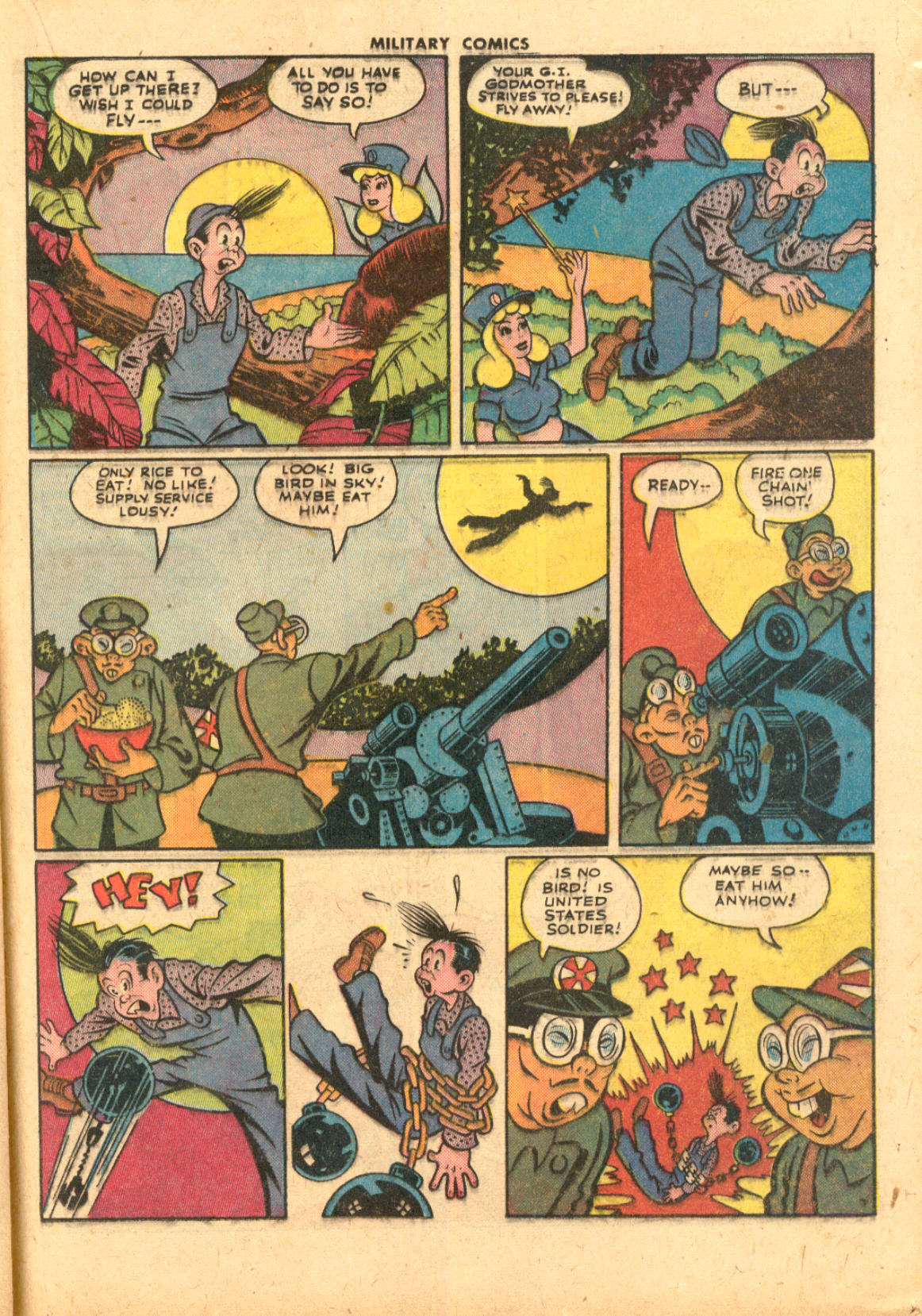 Military Comics #33 (Quality Comics), page 37. Public domain (US).