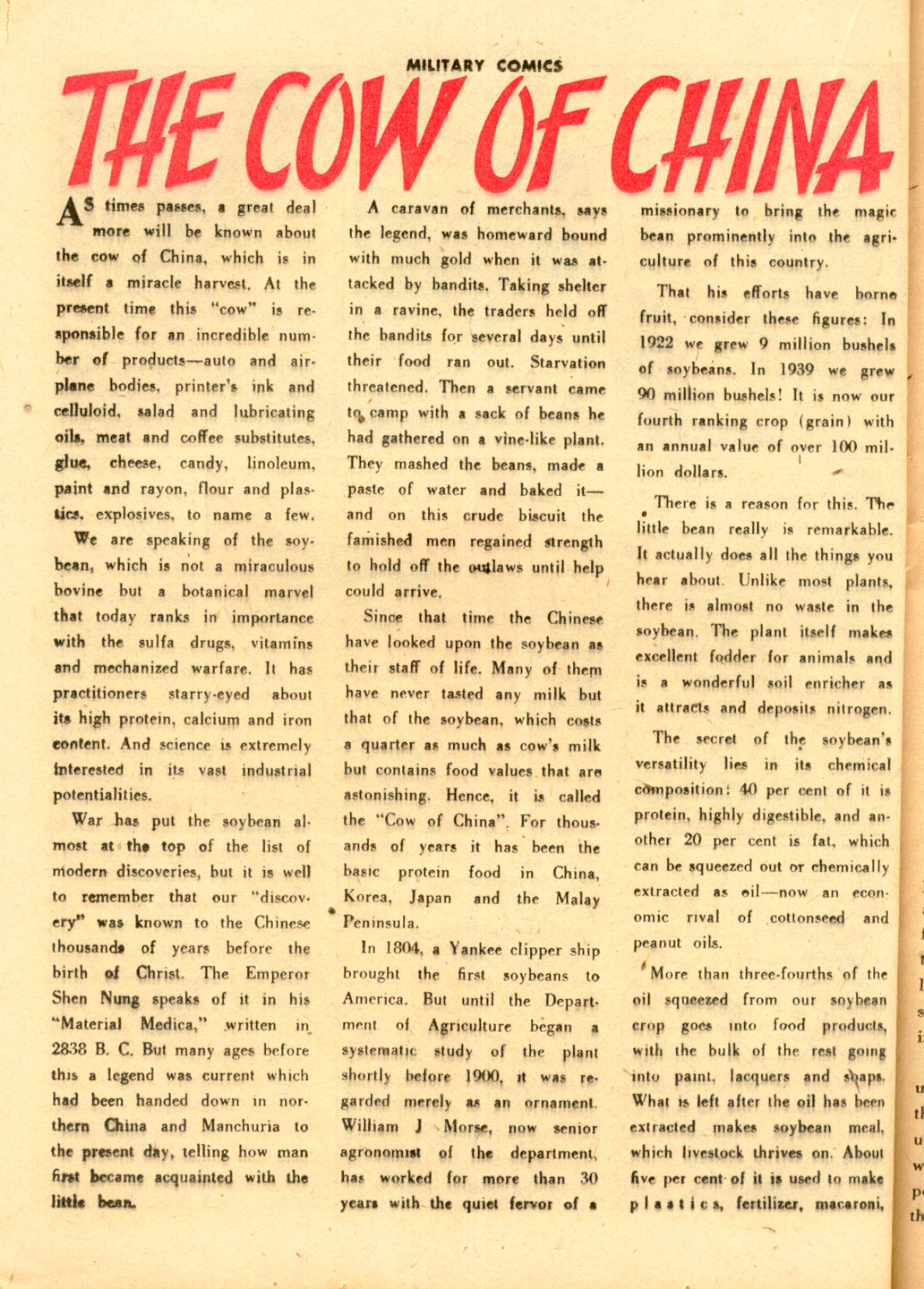 Military Comics #33 (Quality Comics), page 40. Public domain (US).