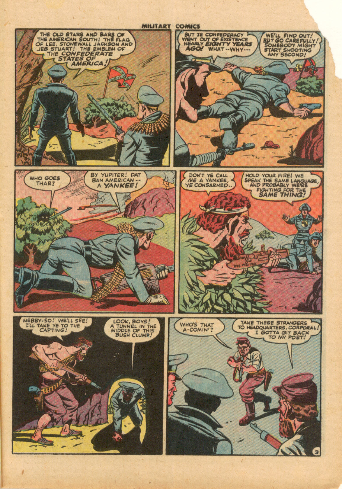 Military Comics #33 (Quality Comics), page 5. Public domain (US).