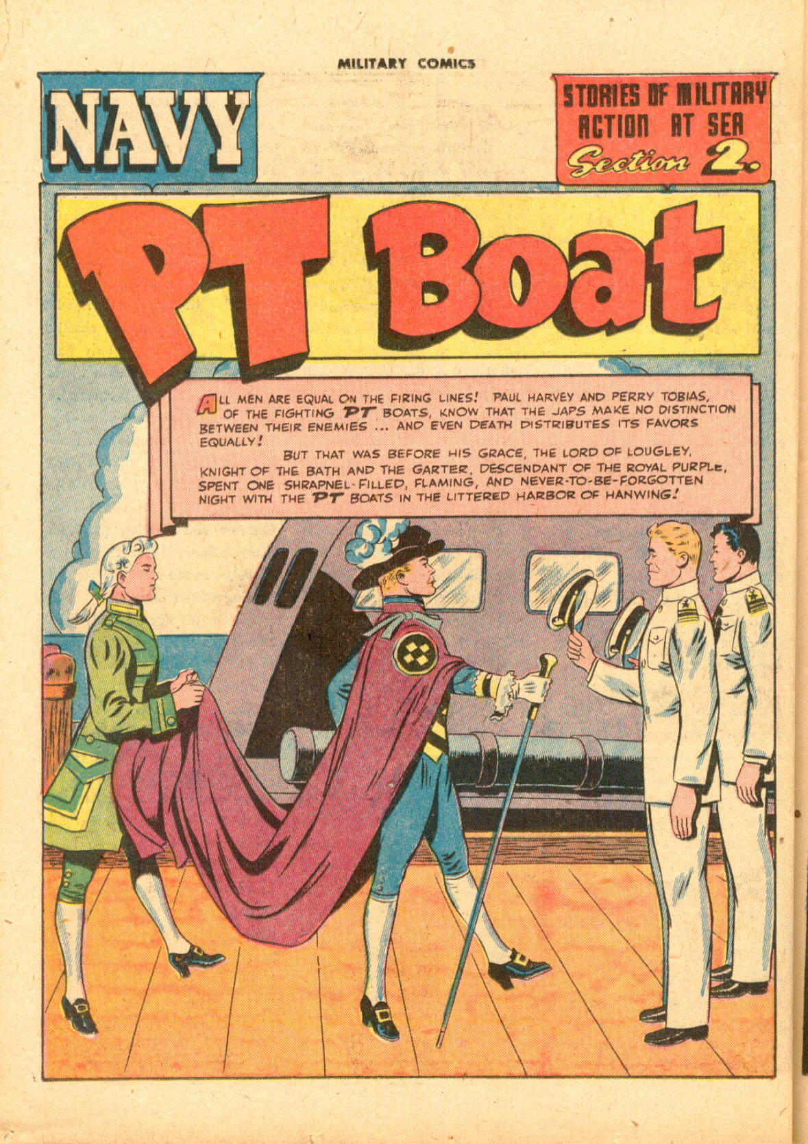 Military Comics #33 (Quality Comics), page 42. Public domain (US).