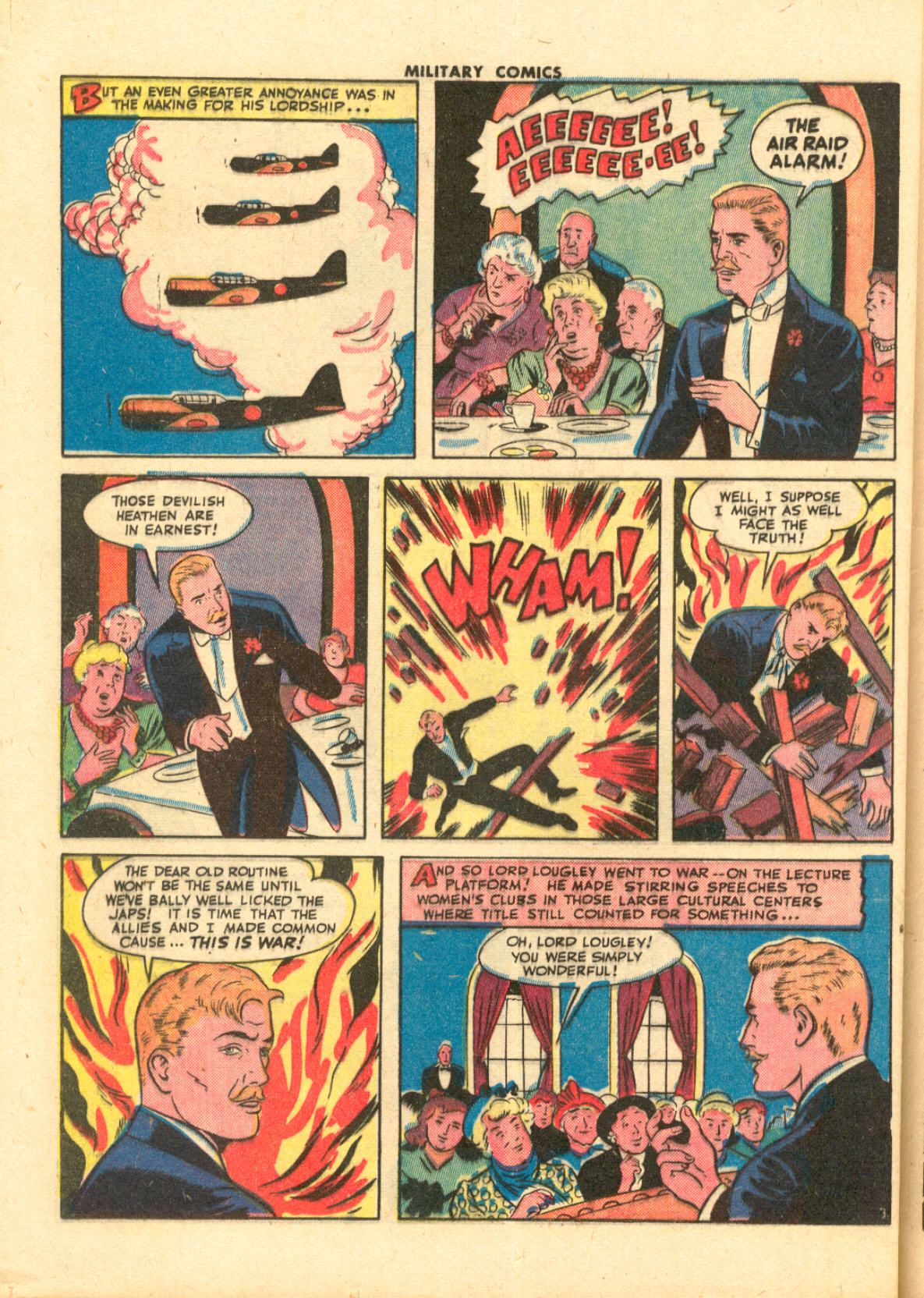 Military Comics #33 (Quality Comics), page 44. Public domain (US).
