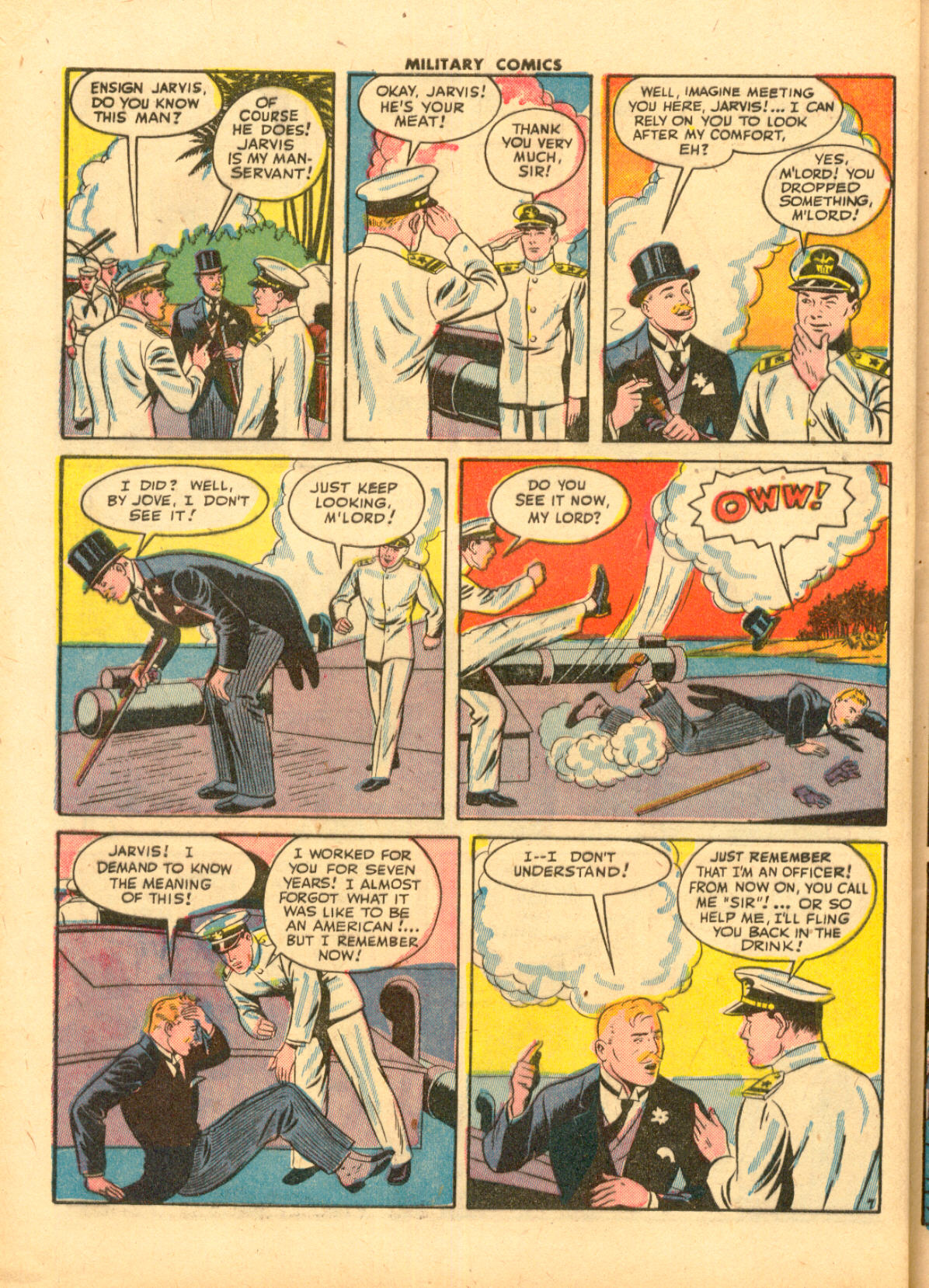 Military Comics #33 (Quality Comics), page 48. Public domain (US).