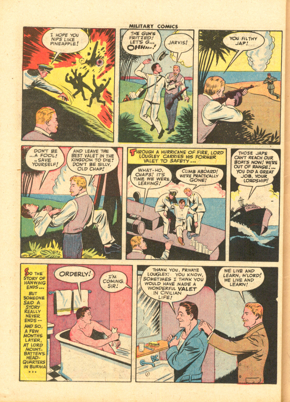 Military Comics #33 (Quality Comics), page 50. Public domain (US).
