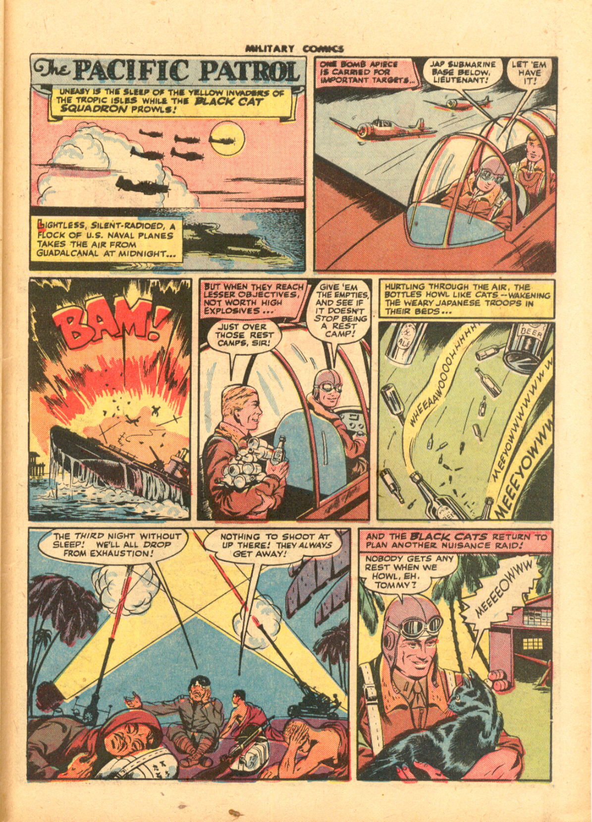 Military Comics #33 (Quality Comics), page 51. Public domain (US).
